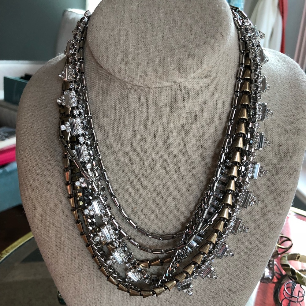 Stella and dot Sutton mixed metal necklace